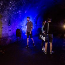 VIII forto tuneliuose išdykavo muzika ir šviesa