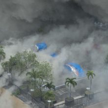 Filipinuose per gaisrą viešbutyje žuvo keturi žmonės