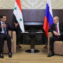 V. Putinas susitiko su B. al-Assadu ir paragino pradėti Sirijoje „politinį procesą“