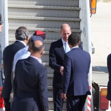 Princas Williamas Jordanijoje pradeda kelionę po Artimuosius Rytus 