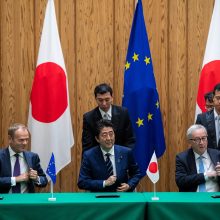 ES ir Japonija pasirašė istorinę laisvosios prekybos sutartį