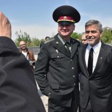 G. Clooney kartu su tūkstančiais armėnų paminėjo tautos genocido metines