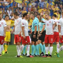 Ukrainos futbolininkai beviltišką pasirodymą baigė pralaimėjimu Lenkijai