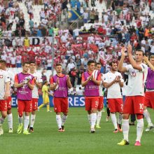 Ukrainos futbolininkai beviltišką pasirodymą baigė pralaimėjimu Lenkijai