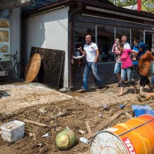 Makedonijoje galinga audra pražudė mažiausiai 20 žmonių