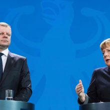 A. Merkel žada paramą, bet nekalba apie Astravo AE blokavimą