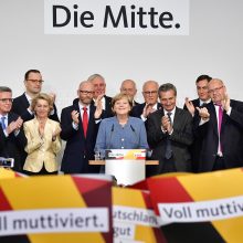 A. Merkel partija švenčia pergalę parlamento rinkimuose
