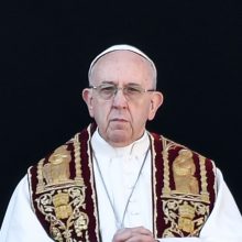Per Kalėdas popiežius ragino siekti taikos Jeruzalėje