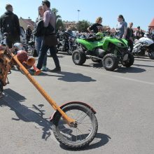 Kauno senamiestį sudrebino šimtai motociklų