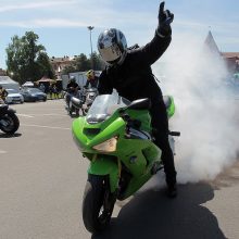 Kauno senamiestį sudrebino šimtai motociklų