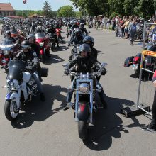 Kauno senamiestį sudrebino šimtai motociklų