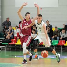 Lietuvos jaunieji krepšininkai palaužė latvius
