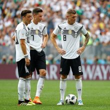 Pasaulio futbolo čempionatas: Meksikos rinktinė sutramdė Vokietijos puolimo mašiną