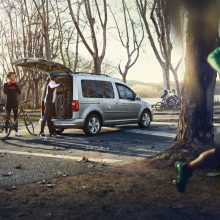 Naujasis „Volkswagen Caddy Family“ pritaikytas šeimos kelionėms