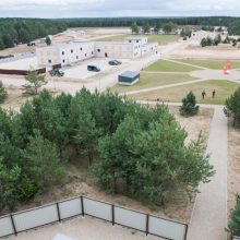 Atidarytas karinių pratybų kompleksas, kokio Baltijos šalyse dar nebuvo