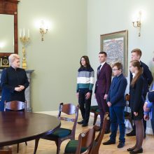 Projekto „Lietuvos tūkstantmečio vaikai“ nugalėtojams – prezidentės dėmesys