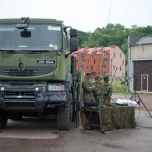 NATO kariai Panemunėje išrikiavo itin svarbią techniką