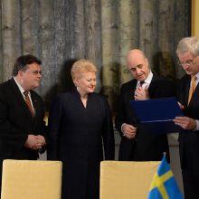 Pasirašyta Lietuvos ir Švedijos jūrų sienos sutartis