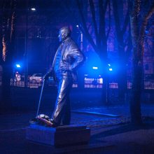 „Kauno šviesų festivalis“ tęsiasi: nušvito Istorinė prezidentūra