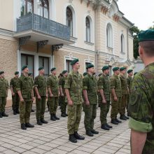 Prisiekė nauja Jaunesniųjų karininkų vadų laida