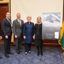 Prezidentė: filmas „Tarp pilkų debesų“ padės pasauliui suprasti Baltijos šalis