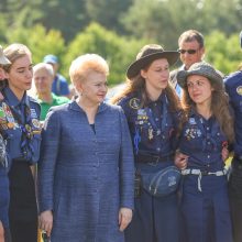 D. Grybauskaitė linki skautams pritraukti dar daugiau jaunimo