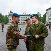 Lietuvoje tarnybą baigė pirmoji NATO priešakinių pajėgų pamaina
