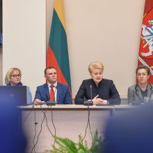 D. Grybauskaitė su merais tarėsi, kaip susigrąžinti emigrantus