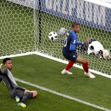 Prancūzijos futbolininkai įveikė Peru atstovus