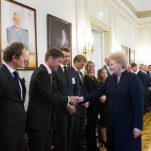 D. Grybauskaitė sutinka Norvegijos verslininkus