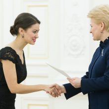 Prezidentė pasveikino Lietuvą garsinančius muzikantus