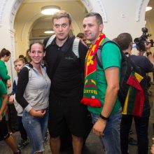 Rinktinė grįžo į Lietuvą: buvome verti daugiau
