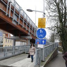 Prašymas: netrukus specialistai tirs geležinkelio keliamą triukšmą S.Dariaus ir S.Girėno gatvėje, šalia pėsčiųjų tilto.