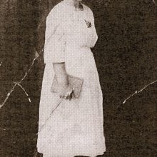 V.Rimgailos mama, Skuodo r. ūkininko dukra K.Šikšnaitė-Rimgailienė. 1924 m.