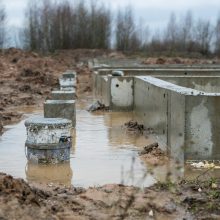 Planai: pardavėjai tikina, kad jau vasarą naujasis gyvenamųjų namų kvartalas bus baigtas.