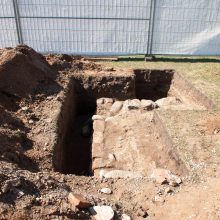 Archeologų laimikis Zapyškyje – mūriniai pamatai