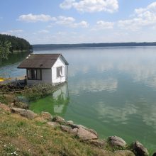 Pažaliavęs ir dvokiantis Kauno marių vanduo nuo maudynių atbaido ne visus