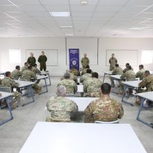 Lietuvos kariuomenės instruktoriai mokė Gruzijos karius