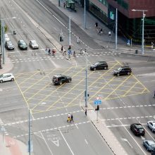 Sostinės gatvėse – naujos Lietuvoje saugaus eismo priemonės