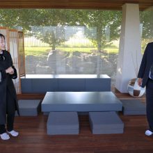 Ambasadorių sužavėjo japoniškos kultūros sala Kauno rajone