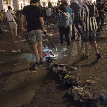 Panika dėl bombos Italijoje: per spūstį sužeista daugiau nei 1500 žmonių