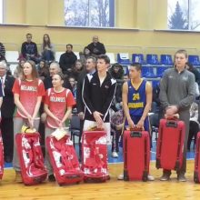 Iš tarptautinio krepšinio turnyro Minske – su sidabru