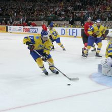 Lietuvos ledo ritulininkai nugalėjo Ukrainą ir pratęsė pergalių seriją 