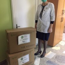 Lietuvos medikus pasiekė dar vienas verslo paramos siuntinys iš Kinijos