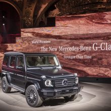 Pristatytas naujas legendos modelis: G klasės „Mercedes-Benz“