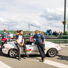 Europos prospektą užėmė lenktyniniai automobiliai