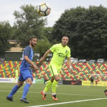 „Trakų“ futbolininkai sužaidė lygiosiomis su Kazachstano klubu