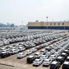 „Kia Motors“ eksportas iš Korėjos viršijo 15 milijonų automobilių