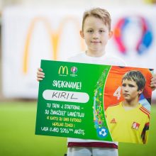 Su Euro 2016 futbolo žvaigždėmis į aikštę žengs ir lietuvis Kirilas