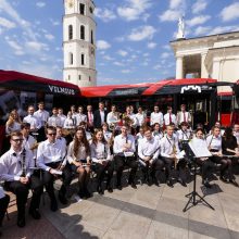 Vilniaus centre – rekordinis naujų autobusų labirintas